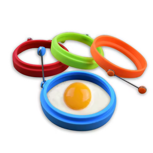 Eversoul Various Shaped Silicone Products Accessories Cooking Tools Crepe Pancake Egg Makers Molds Egg Rings For Frying Eggs