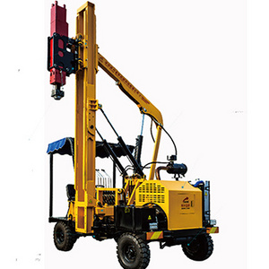 Factory sales Hydraulic pile driver is designed for piling jobs used for driving piles into the ground/