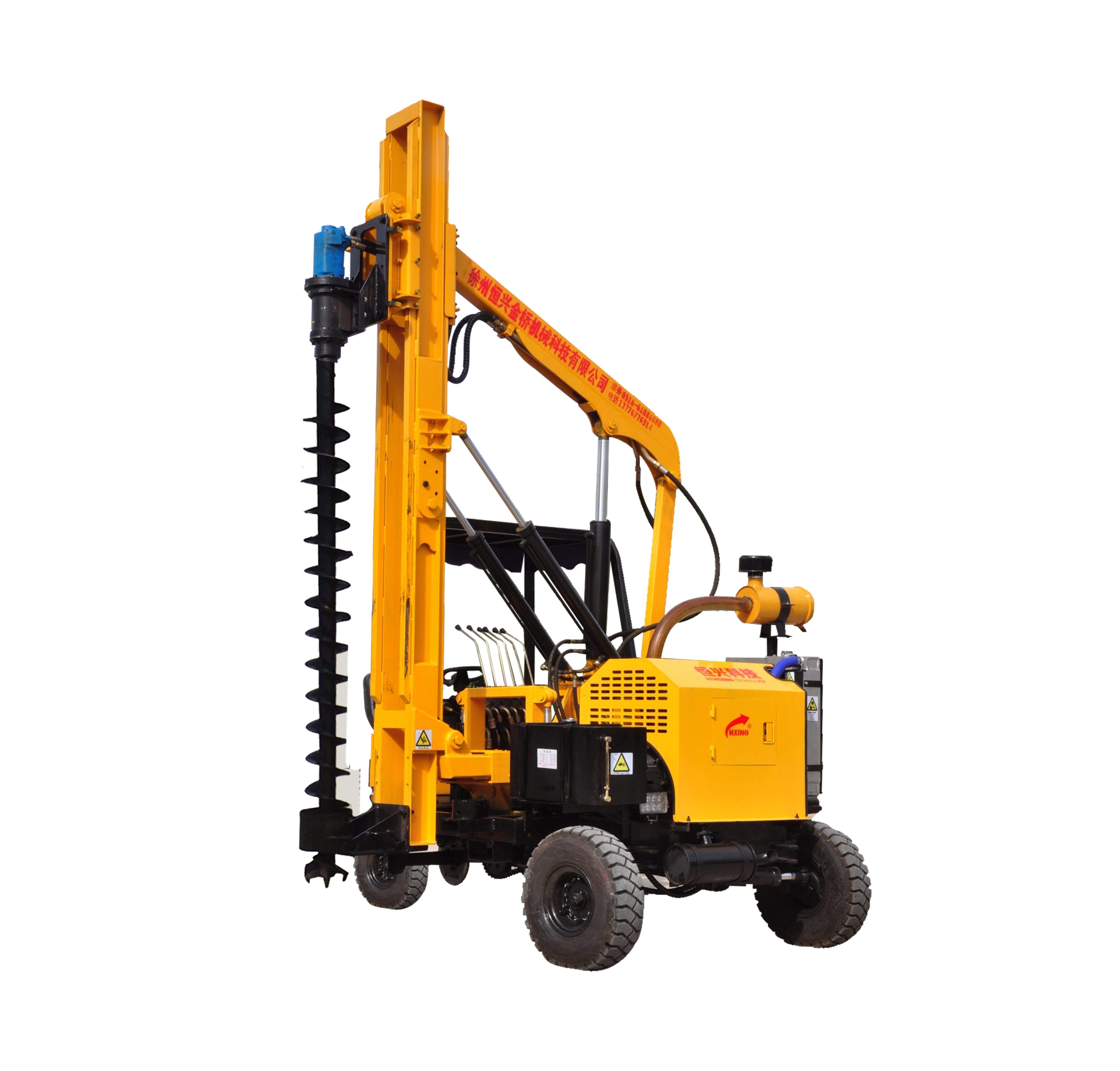 Factory sales Hydraulic pile driver is designed for piling jobs used for driving piles into the ground/