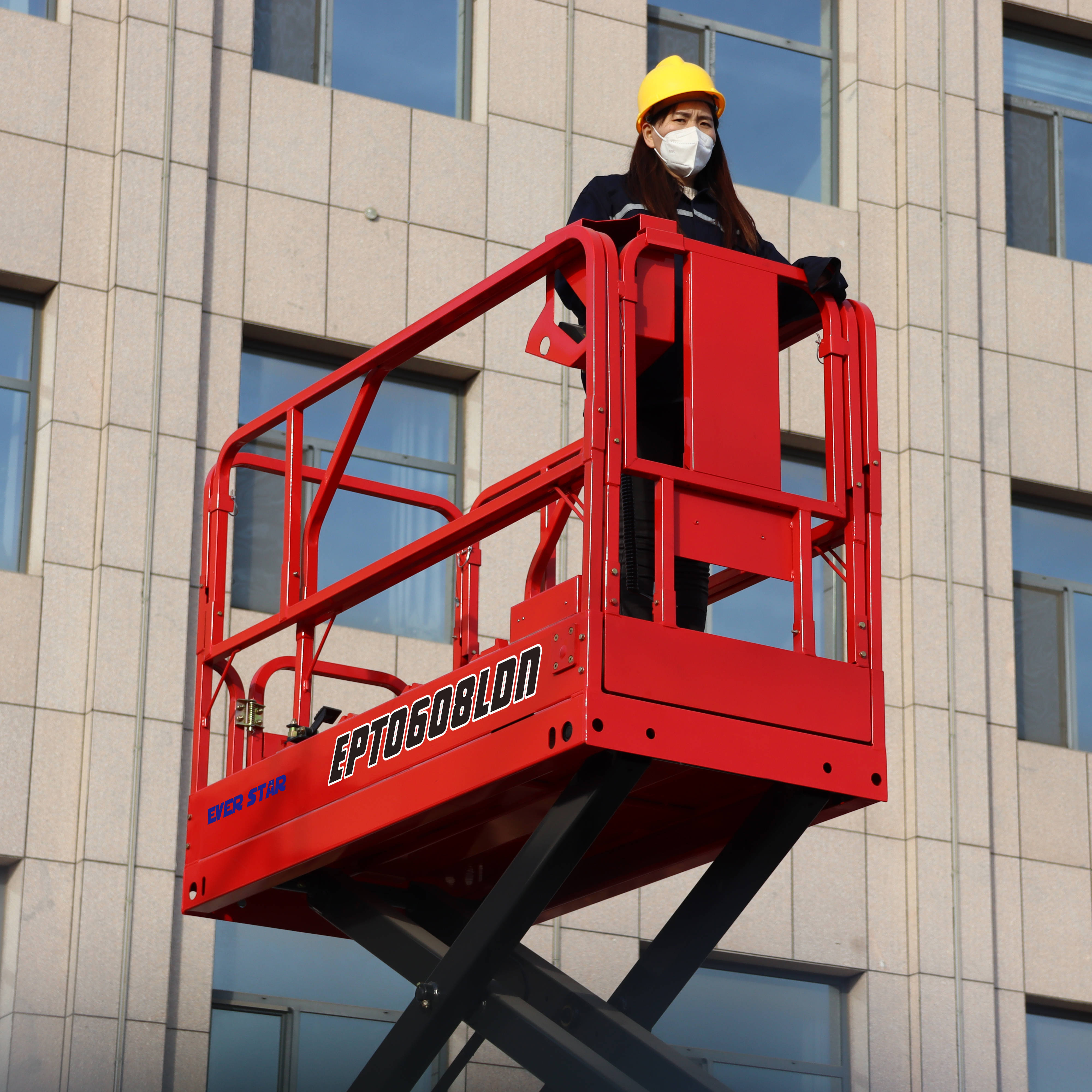 Lifting Height 10m 12m 16m 18m mobile self propelled rough terrain Tracked scissor lift for industrial