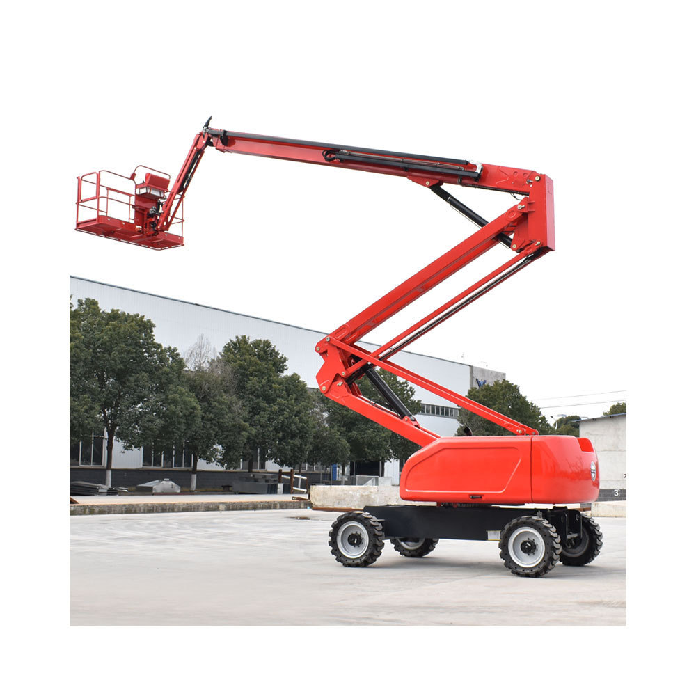 CE Approved Towable Cherry Pickers   Lift Platform Pickup Trailer Aerial Working Boom Lift