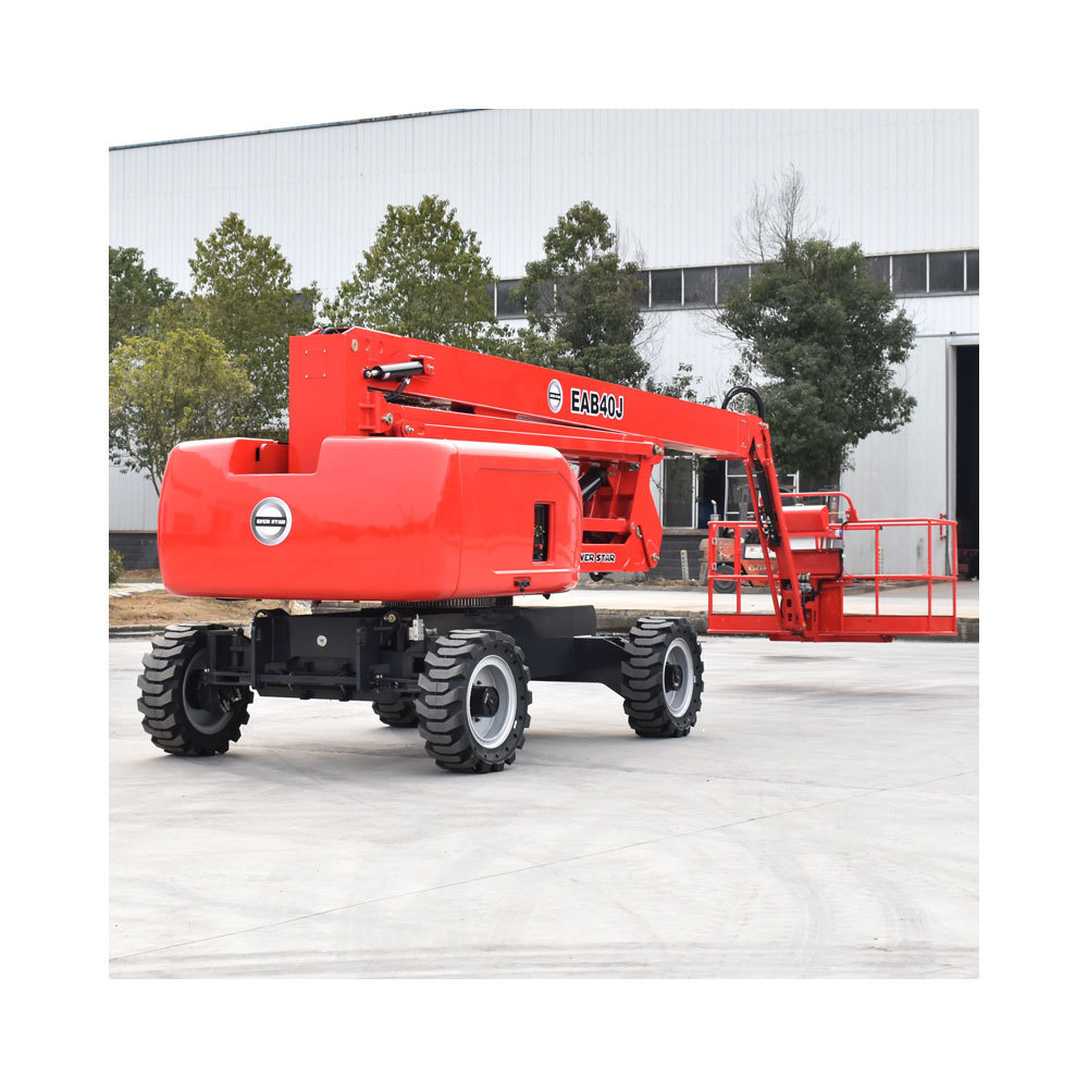 CE Approved Towable Cherry Pickers   Lift Platform Pickup Trailer Aerial Working Boom Lift