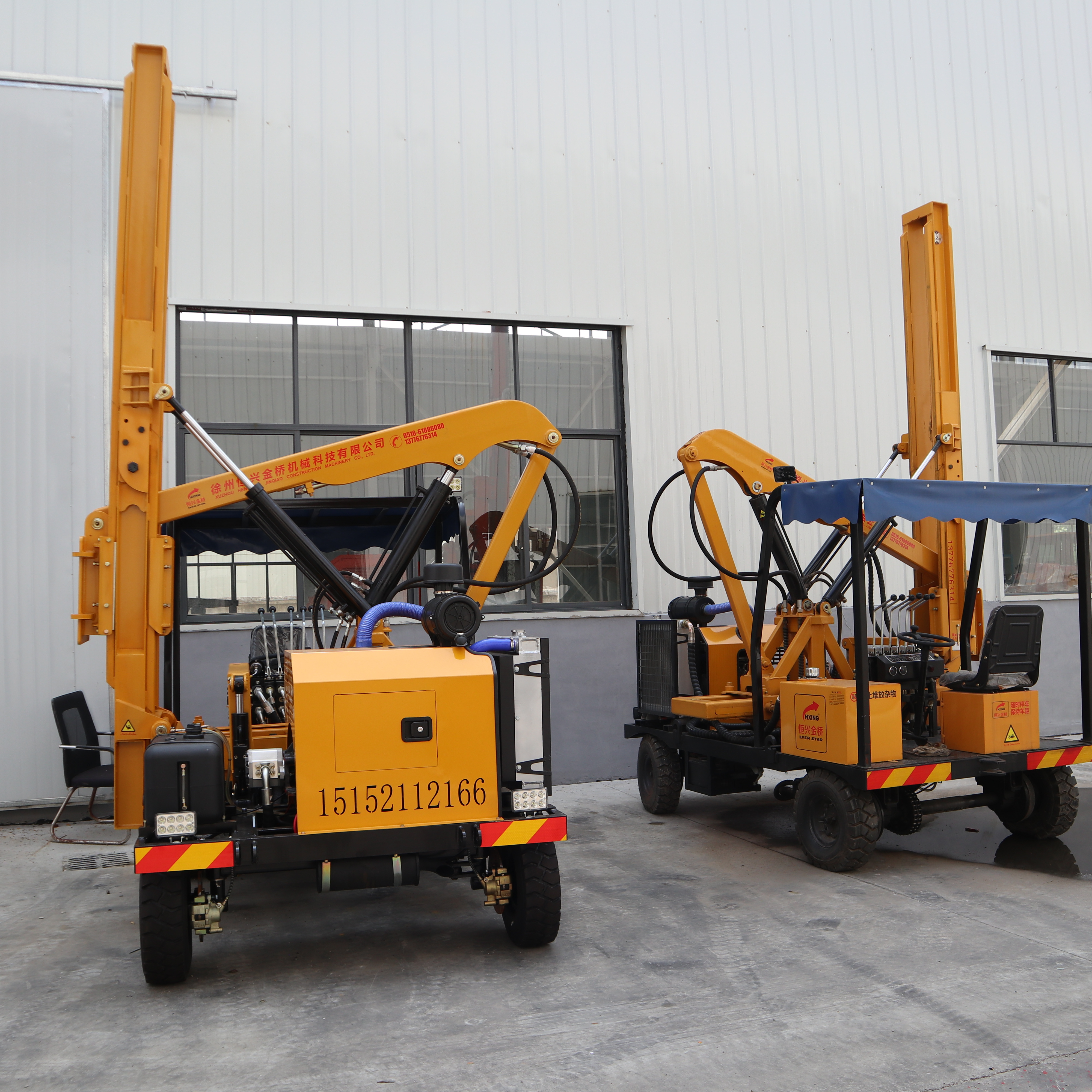 Best Price Highway Guardrail Installation, Pile  Driver With  Extractor Equipment High Quality/