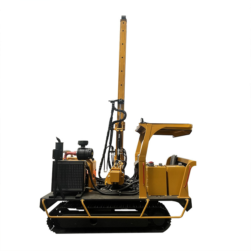 hydraulic drop hammer vibrating solar pile driving machinery