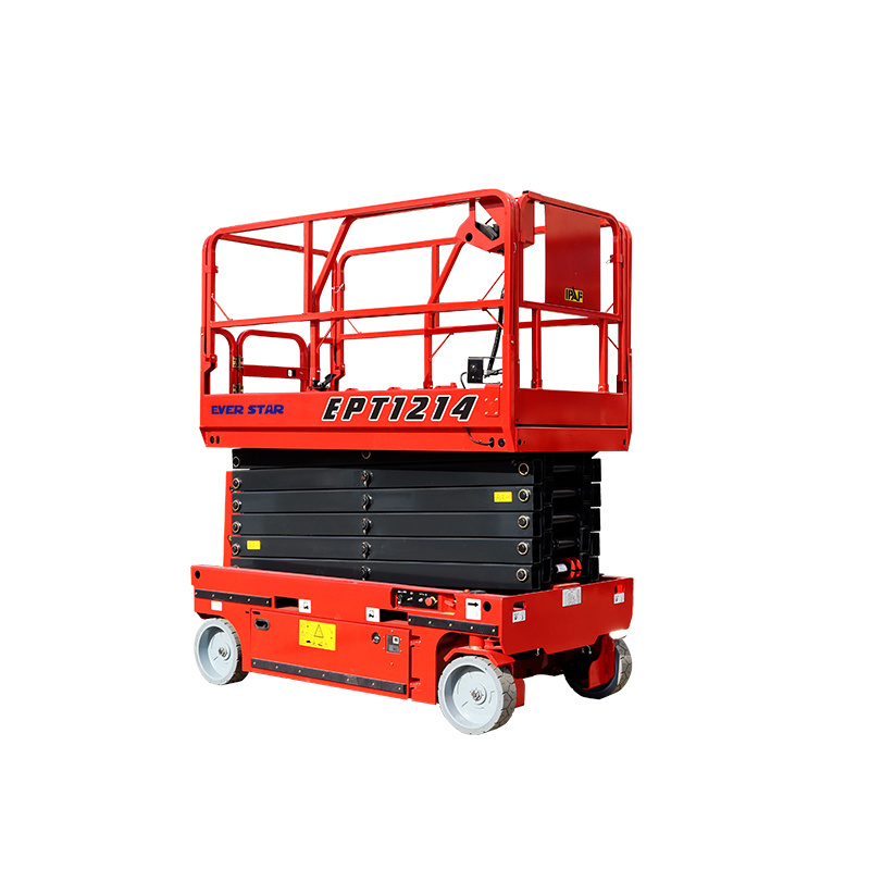 Self-propelled Wheelchair mobile hydraulic scissors lift platform for glass cleaning scissor lift