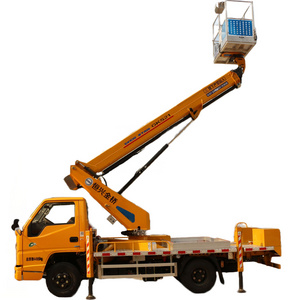 Outdoor Aerial Lift Platform Boom Lift Truck Mounted Cherry Picker Man Lift