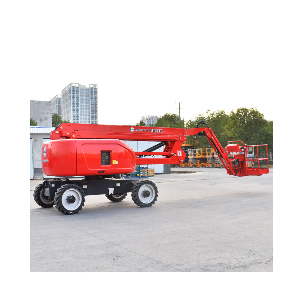 16m 20m Diesel Articulating Boom Lift cherry picker towable boom man lift for sale