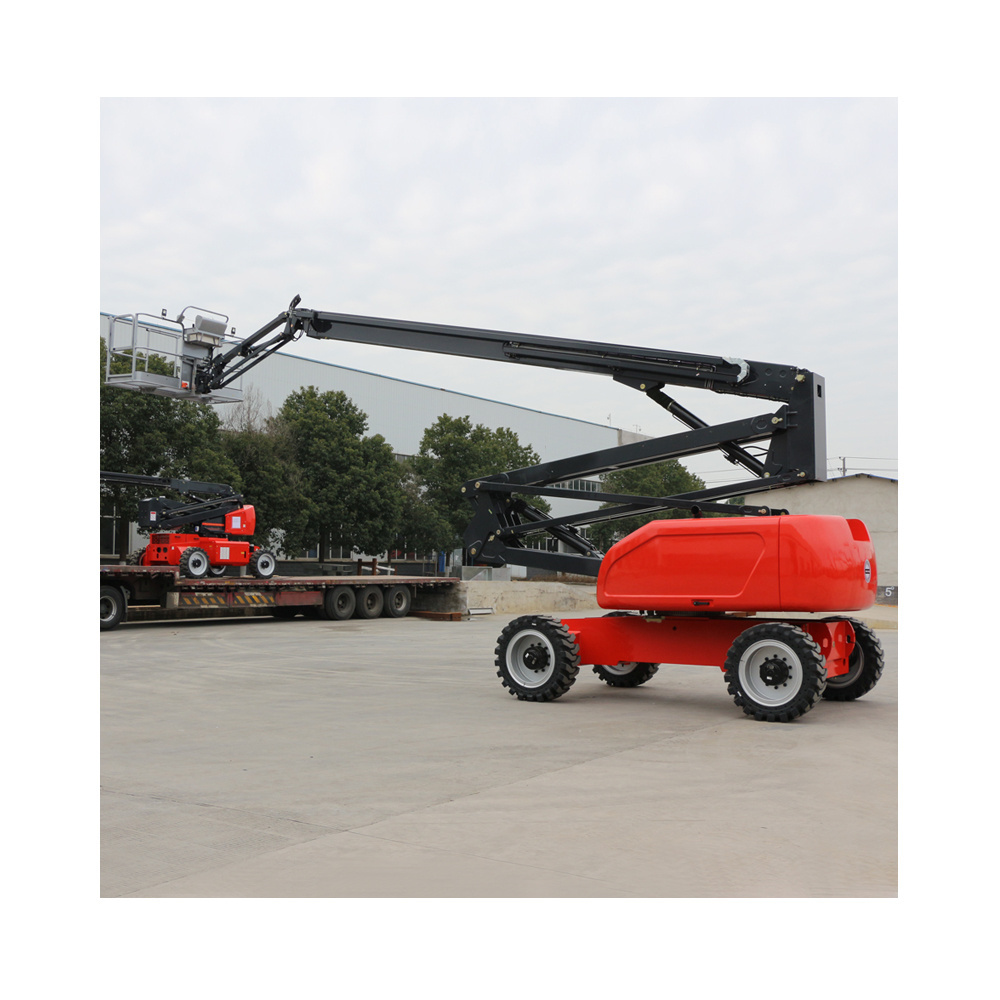 28m Diesel-Powered Solid Tyre for Boom and Scissor Lift Aerial for Boom Lift Tables