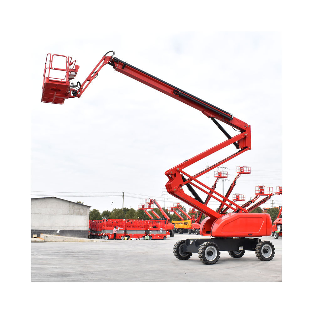 Factory Direct 16-47m Self Propelled Diesel Articulating Boom Lifts 20M Arm  Aerial Work Platform