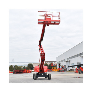 CE Approved Towable Cherry Pickers   Lift Platform Pickup Trailer Aerial Working Boom Lift