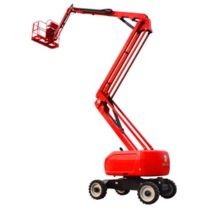 16m 20m Diesel Articulating Boom Lift cherry picker towable boom man lift for sale