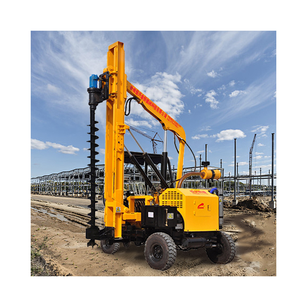 Factory sales Hydraulic pile driver is designed for piling jobs used for driving piles into the ground/