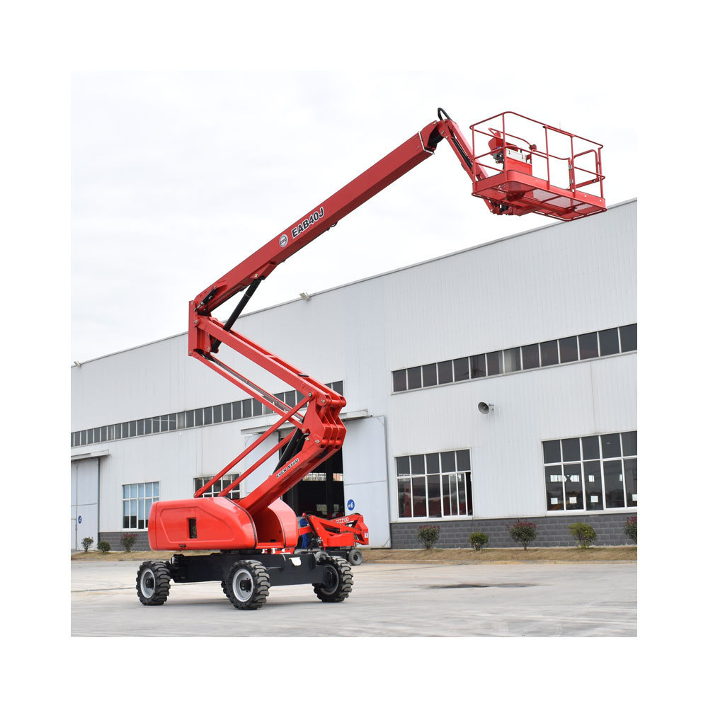 CE Approved Towable Cherry Pickers   Lift Platform Pickup Trailer Aerial Working Boom Lift