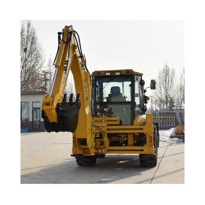 Small  loader bulldozer farm hydraulic diesel small shovel claw grass truck four-wheel drive front loader