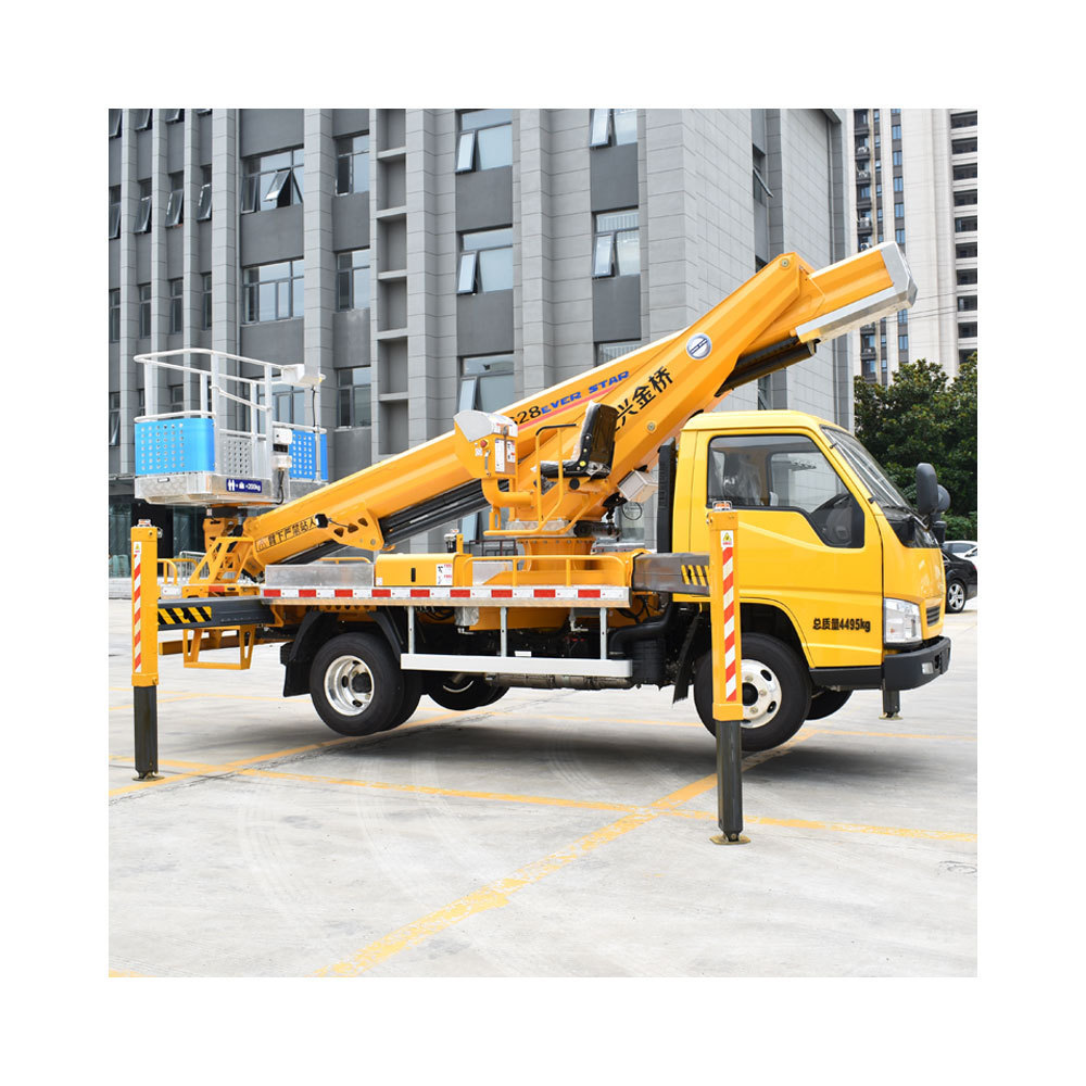 New 32m Bucket Truck with High-Altitude Aerial Working Platform 20m Aluminum Ladder Lift Diesel Fuel Condition New