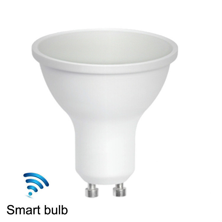 Wireless Smart WiFi LED Bulb Dimmable GU10 3W 5W Apply For Amazon Alexa Google Assistant