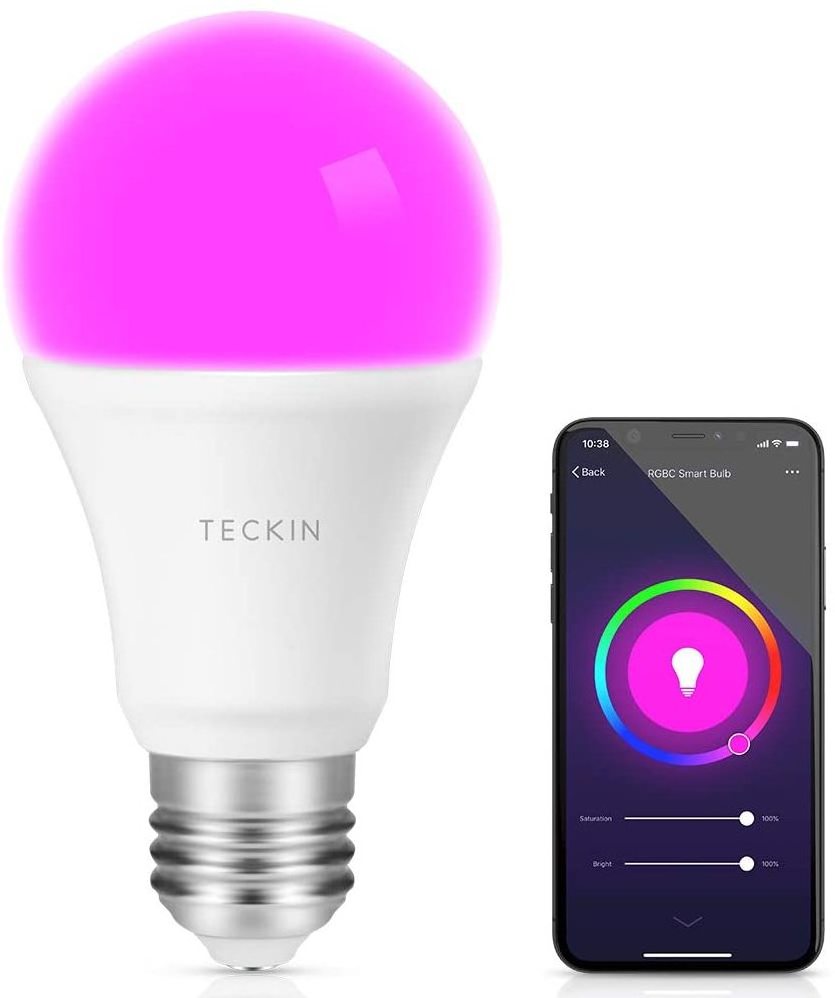 Tuya Smart Charge RGB A60 Music Led Light Bulb, Alexa Google Home app Control 7W 10W LED  Smart Bulb