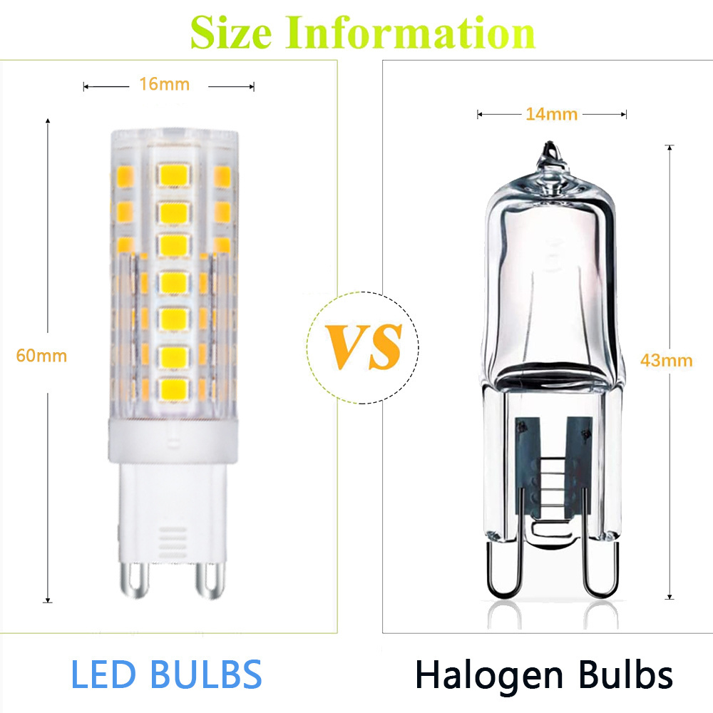 Chandelier light bulb AC220V 3000K 4000K 6000K Mini bulb G9 mini lighting bulb  g9 led light for home