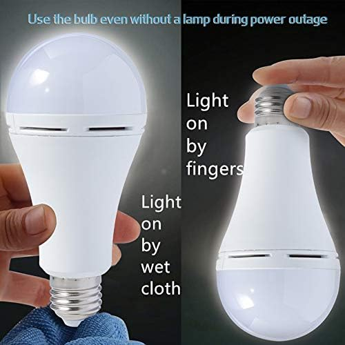 9W 800LM E26/E27 3000K 4000K 6000K Rechargeable Emergency Light Bulb for Power Outcharge Camping Outdoor Activity