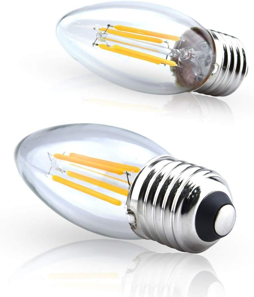 led long filament bulb bayonet Edison Screw Candle Bulb high power led filament bulb for Decoration vintage