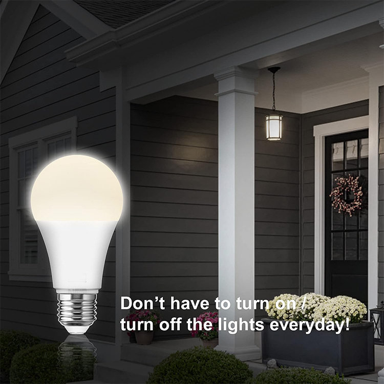 Hot Sale LED Intelligent Bulb 7W 9W E27 Motion Sensor Smart Bulb Indoor Outdoor Dusk to Dawn Light Bulb