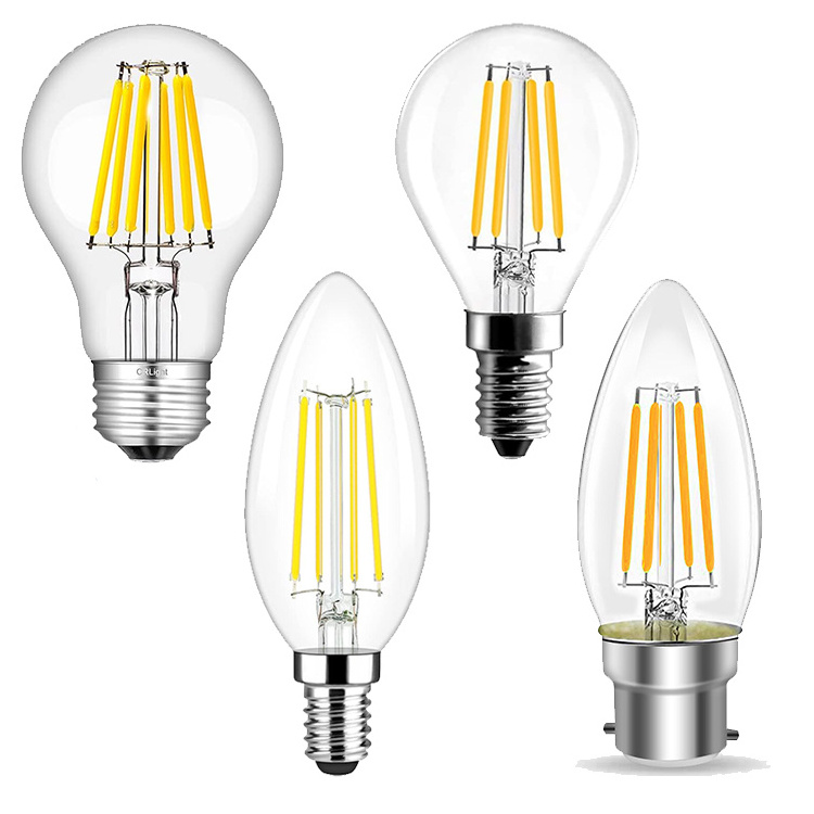 360 Degree 4W 7W B22 E27 E14 High Quality String Lighting Replacement LED Filament Bulbs Vintage Edison Lamp Retro Lamp