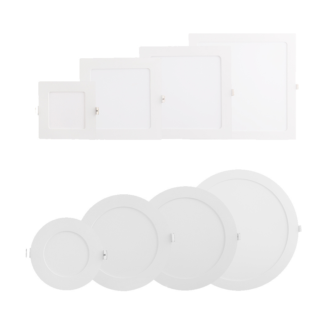 Led Surface Mounted Panel Ceiling Light Fixture 6W 12W 18W  24W Soft Warm Flat Flush Mount Commercial Down light Lamp