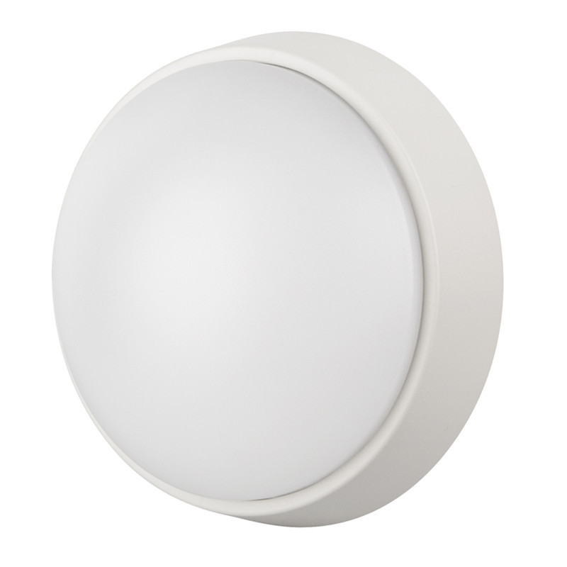 PIR sensor Waterproof IP65 10W LED Bulkhead Light Wall Lamp plastic round CCT3 100LM/W Ceiling lights