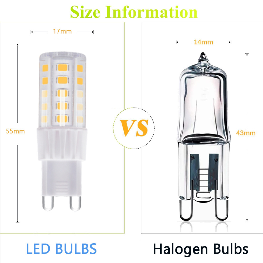 High quality and cheap AC 120V or 230V No flicker 5W LED G9 small bulb Led Corn Light LED bulbs