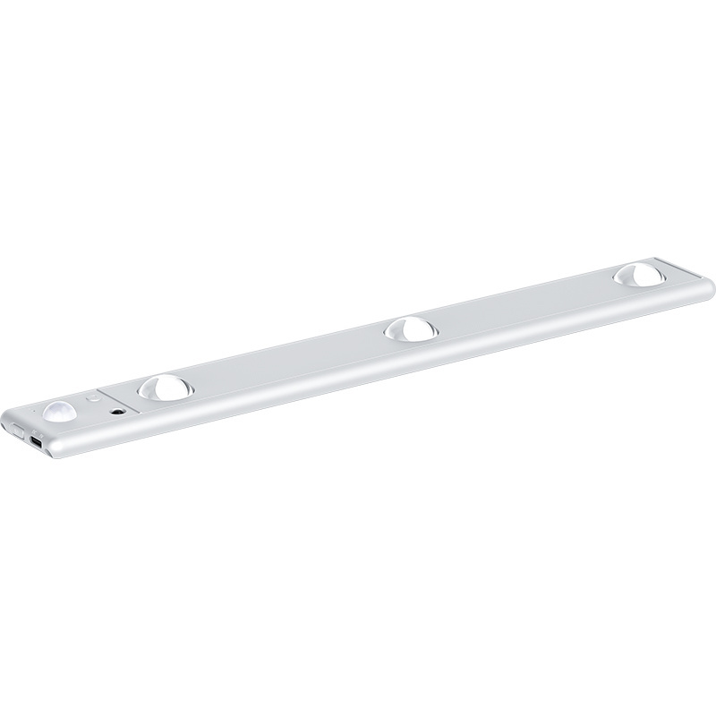 Ultra-thin Dimming magnetic PIR Motion Sensor Closet Linear Lamp USB Rechargeable wireless LED Under Cabinet Light