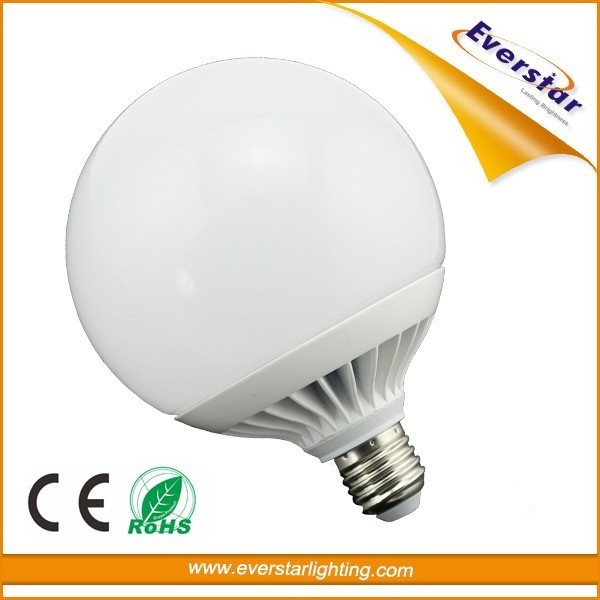 2015 New Design Dimmable Aluminum Body 18W 1500LM G120 LED Globe Bulb