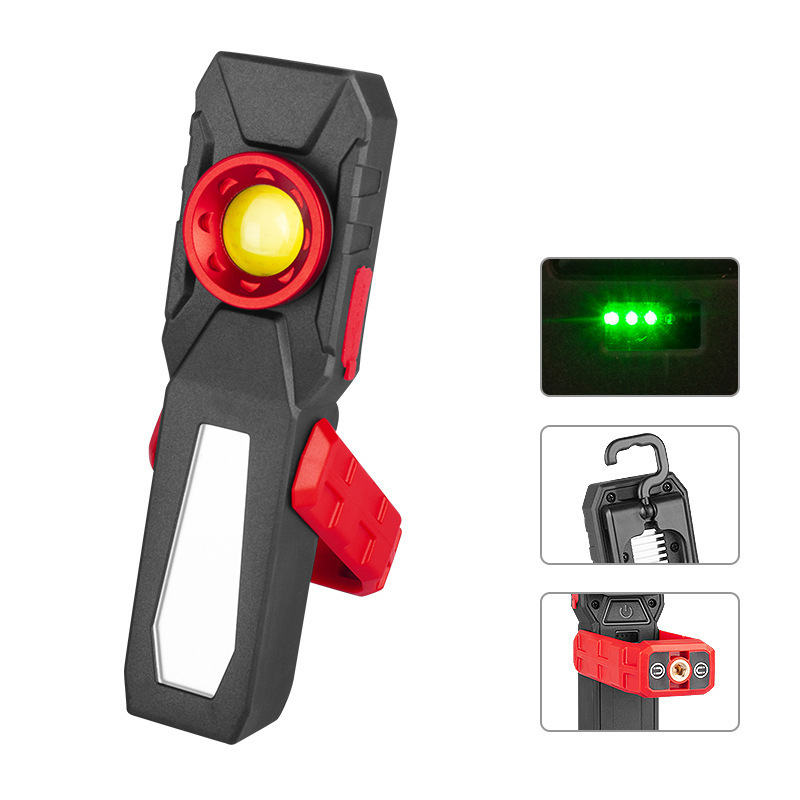 Magnetic Base 3W+10W mini car inspection pen work light cob led pocket light rechargeable torch light