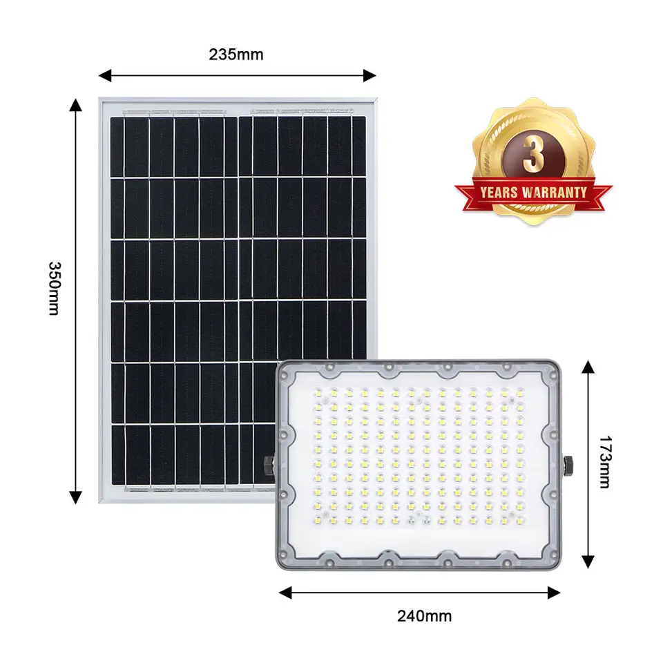 Professional Football Stadium Tennis Court Lighting 50 100 200  300  Watts IP65 Led Stadium Solar Flood light