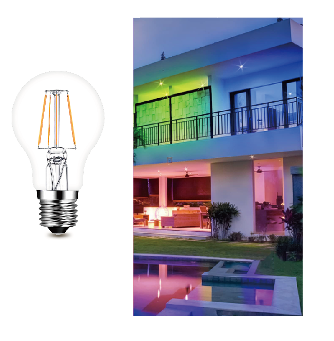 Stock Factory Promotion Tuya Alexa 8w E27 B22 Home Dimmable Led Lamp Smart Wifi Bulb LED Bulb