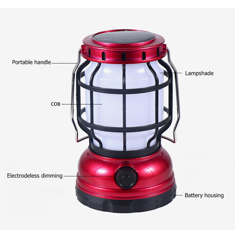 Outdoor Solar flame Lights Warm White LED Solar Camping Light Powered Lights outdoor Garden Solar led Lanterns