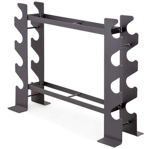 Dumbbell rack hexagonal dumbbell fixed home fitness tripod dumbbell rack set