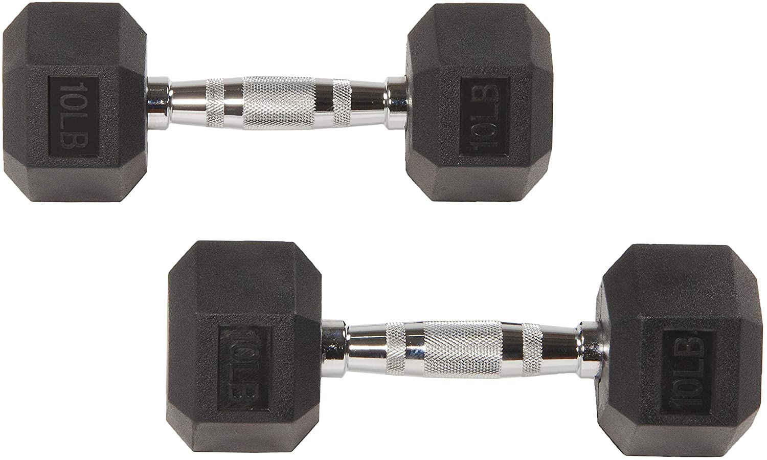 iron fitness equipment round head Rubber Dumbell/rubber hex dumbbell