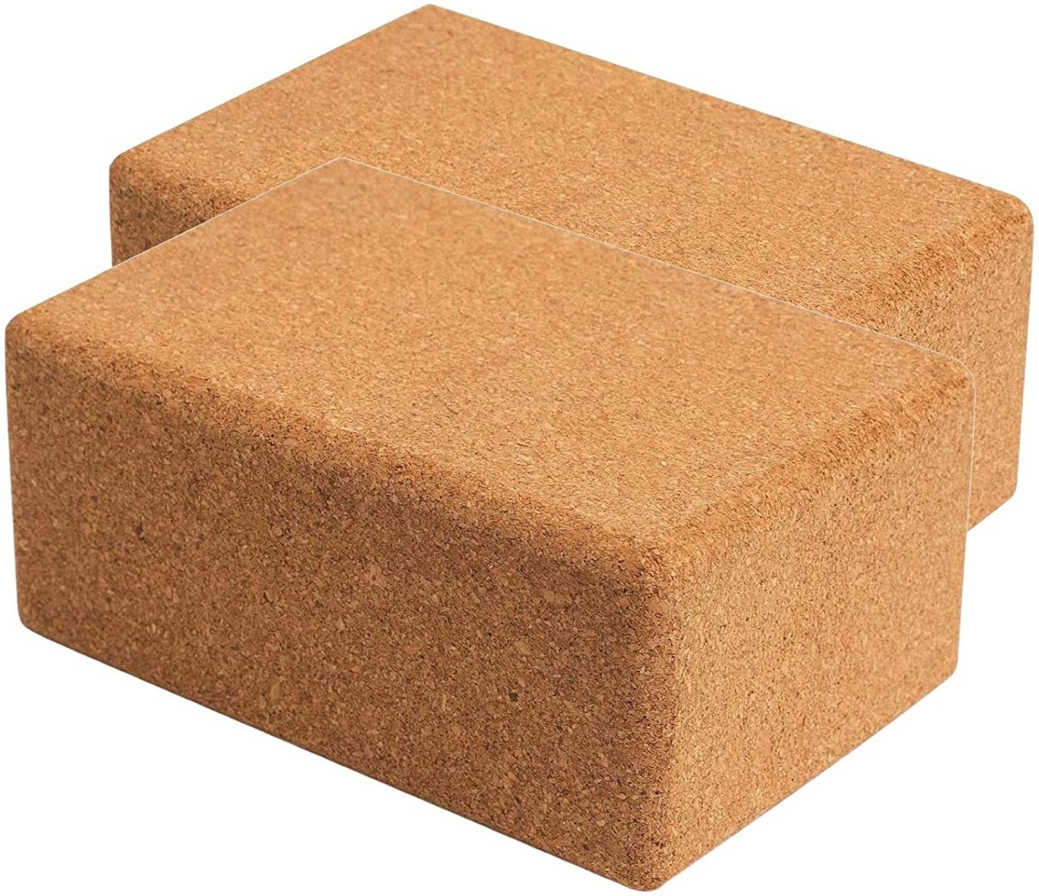 Eco Friendly Cork Yoga Block and Yoga Equipment for Pilates Non-Slip Easy Grip Wedge Yoga Brick