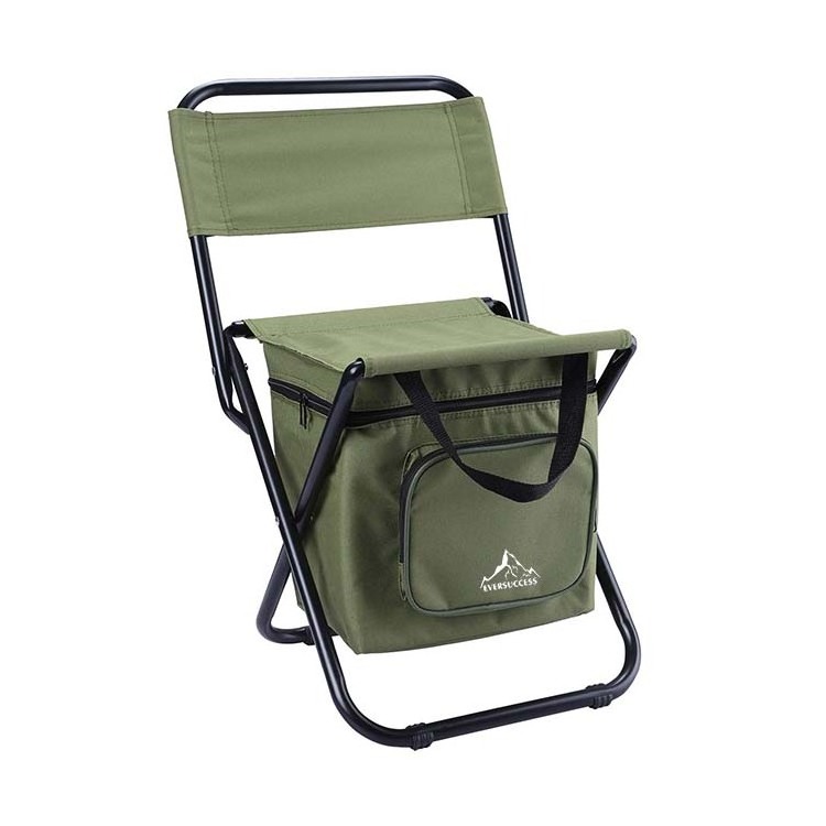 Outdoor Hiking Camping Compact Fishing Stool Foldable Camping Chair Cooler Bag