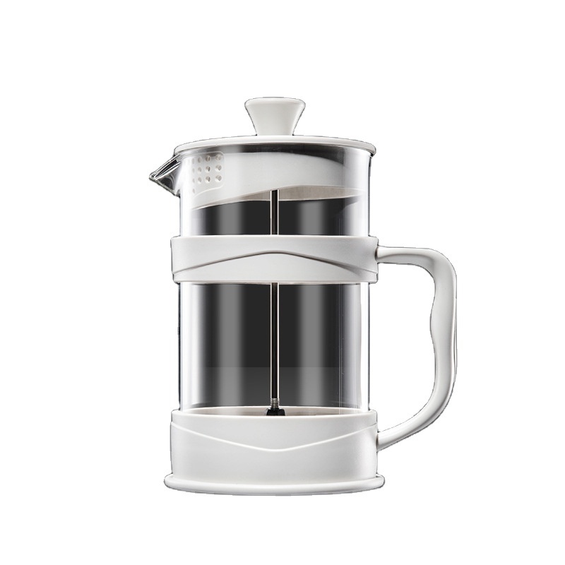 Home French press Glass tea maker Hand press filter cup Cold brew pot Hand brew coffee maker