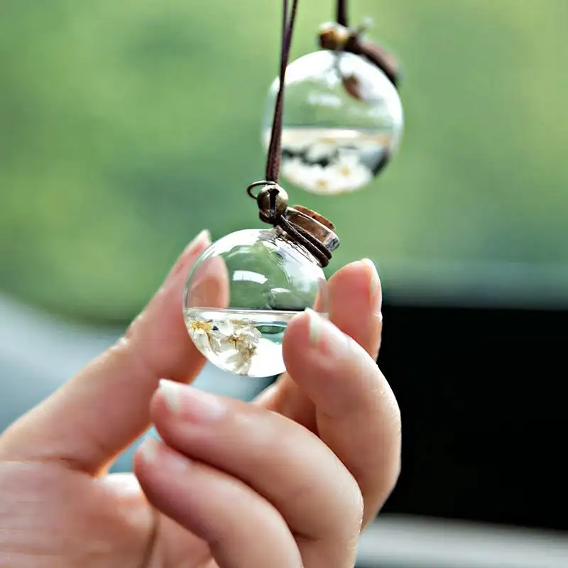 10ml Wholesale Customized Car-Styling Car Hanging Perfume Pendant Air Freshener Empty Glass Bottle