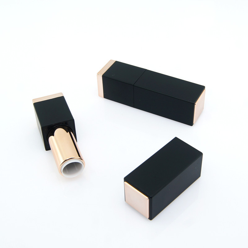 High Quality Empty Square Plastic Bottle Magnetic Closure Lipstick Case for Cosmetic Container