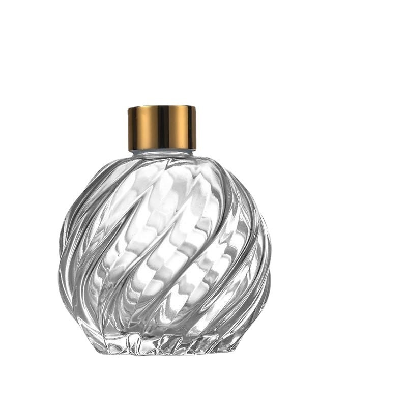 Factory Direct Sales 100ml 250ml Pineapple shaped Clear Glass Aromatherapy Diffuser Bottle With Screw Cap