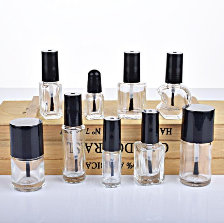 10ml empty rectangle shapes nail polish oil glass bottles Cosmetic Bottle