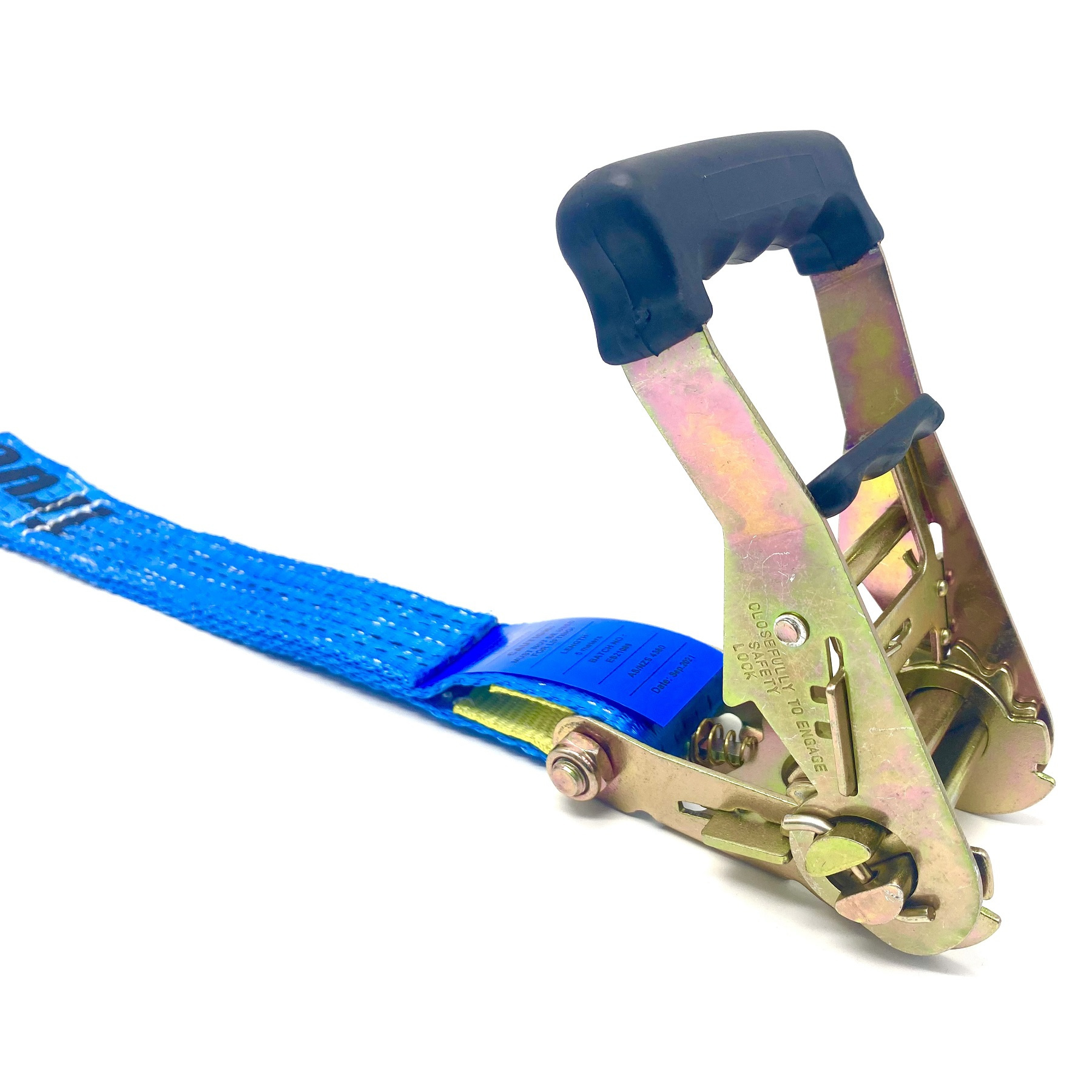 ES10042 Ratchet Tie Down with Hook and Keeper LC2500KG x 50mm x 9m