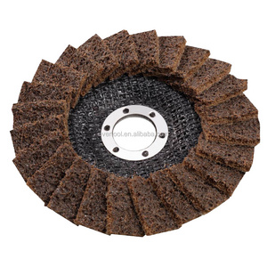 EVERTOOL 4.5" Non Woven Flap Disc Grinding Abrasive Flap Polishing Wheel for Stainless Steel