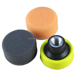 EVERTOOL 2 Inches Polyurethane Foams Auto Detailing Wax Pads Polishing Pad Car