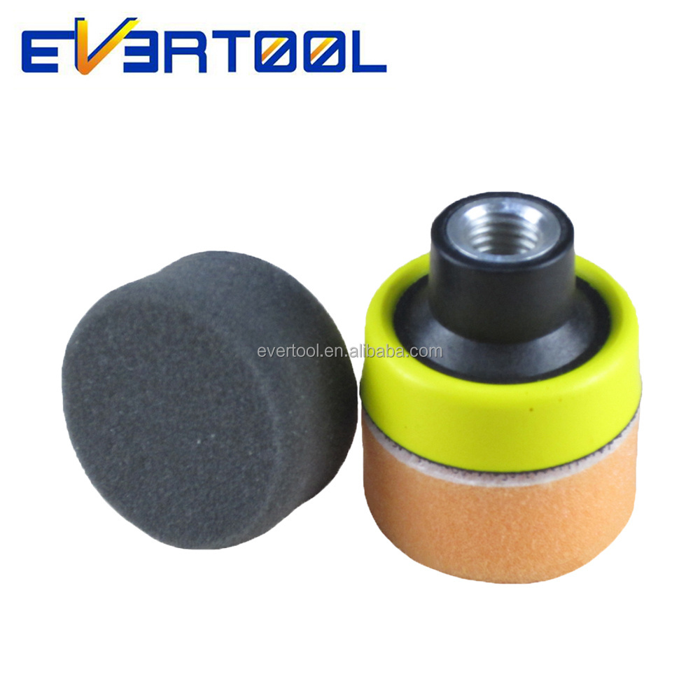 EVERTOOL 2 Inches Polyurethane Foams Auto Detailing Wax Pads Polishing Pad Car