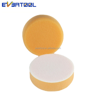 EVERTOOL 75mm Fast Fit Orange Small Compound Head Sponge Ball Car Polish Compound Buffing Pads