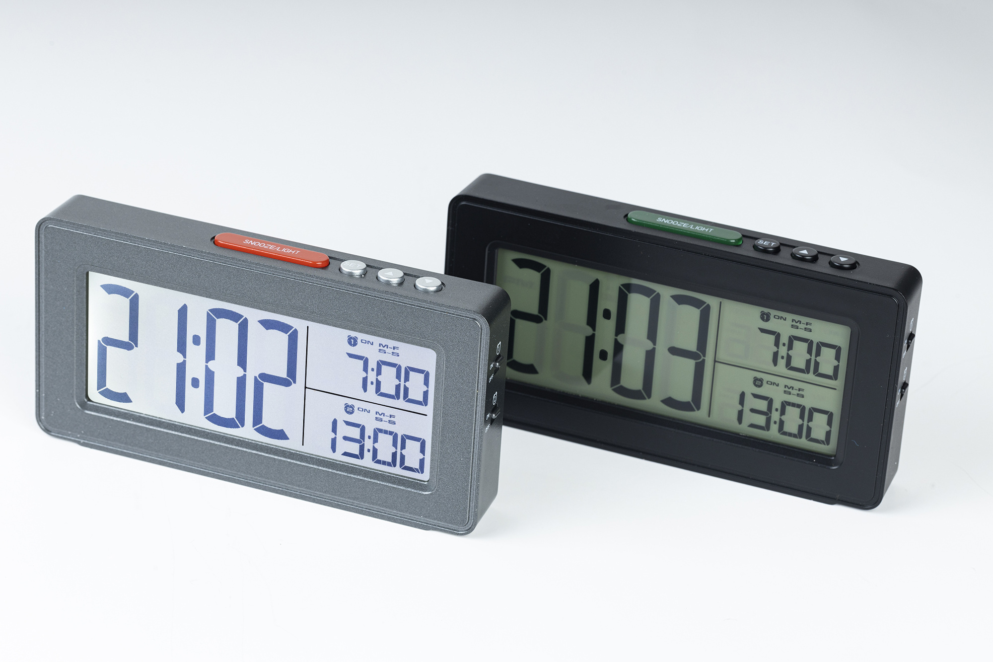 New Arrival Large LCD Digital Calendar with 2  Alarms and LED Back Light ET723